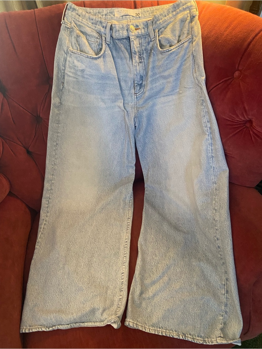 rag & bone Miramar sofie light blue acid wash jeans